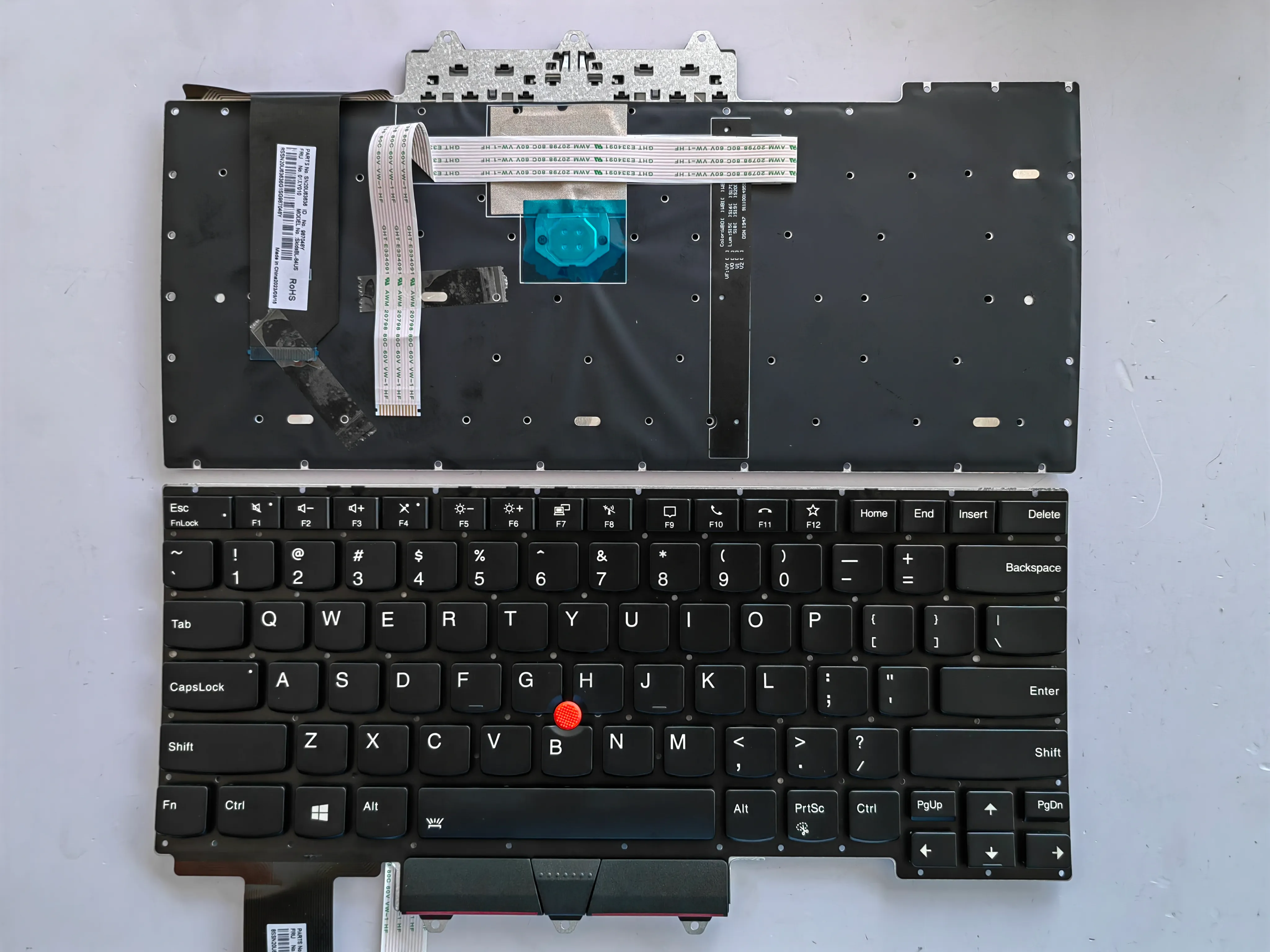 Picture of Laptop US keyboard forNew Replacement Keyboard Laptop For IBM E14 second generation/E14 GEN2 BLACK With Point Backlit (OEM) US US Layout